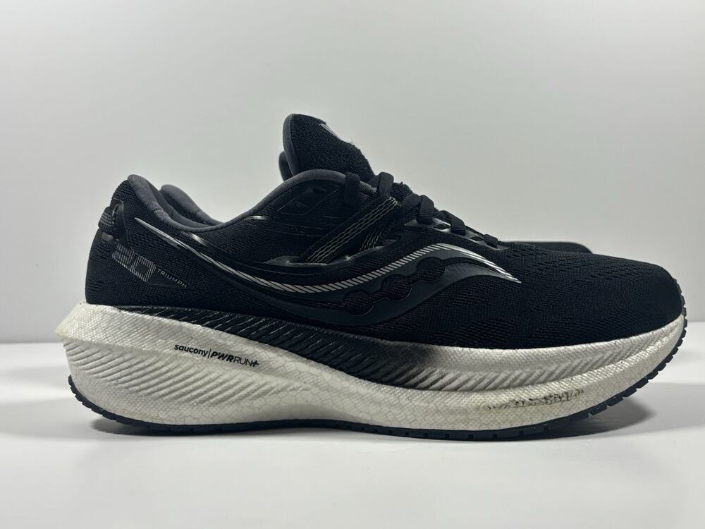 Saucony Triumph 20 Women’s 9.5 Running Shoes Black S10759-10